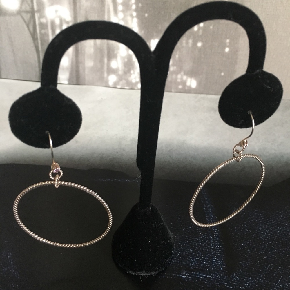 Hoop 925 amethyst Earrings
